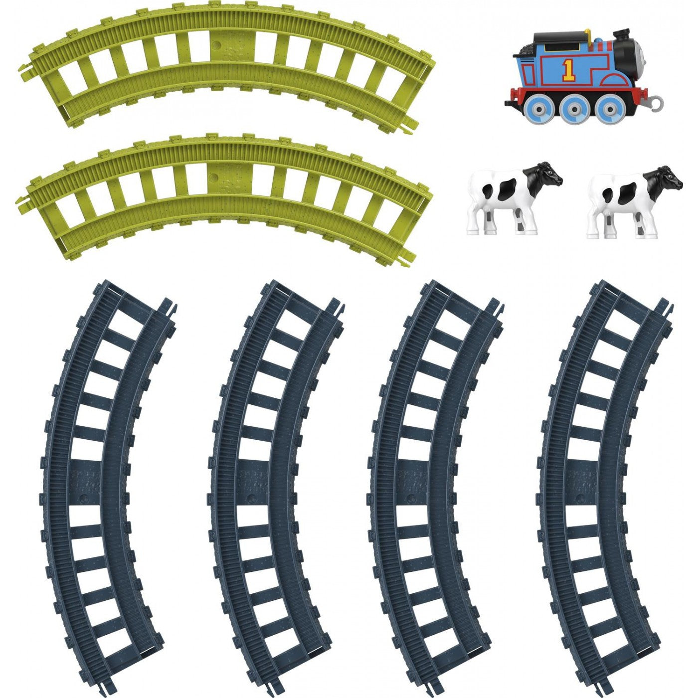 توماس لعبة قطار ادفنتشر موف اوفر مركبات مع مسار Thomas and Friends