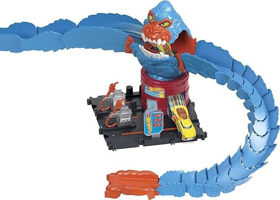 هوت ويلز لعبه حطام المدينة هجوم الغوريلا مركبات مع مسار HotWheels