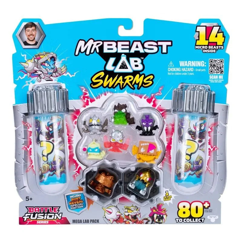 مستر بيست لاب شخصيات سوارمز باتل فيوجن سيريز المجسمات MrBeast Lab