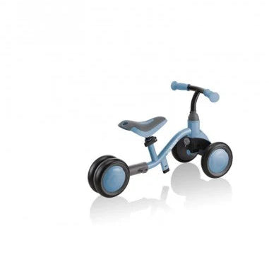 غلوبر دراجة تعليمية 3 في 1 ديلوكس أزرق رمادي دراجة 3 عجل GLOBBER