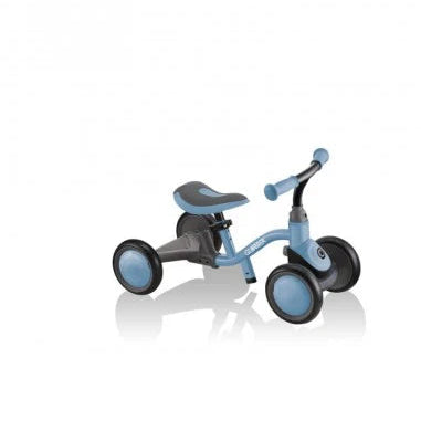 غلوبر دراجة تعليمية 3 في 1 ديلوكس أزرق رمادي دراجة 3 عجل GLOBBER