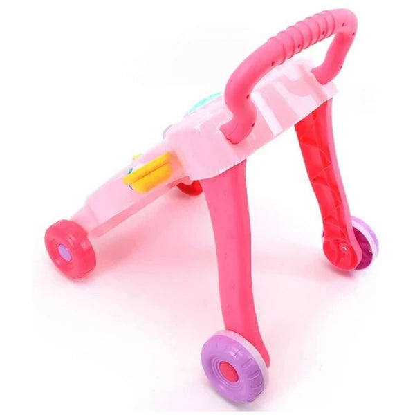 هوانجر لعبة تعليم مشي 2 في 1 وردي تعليم المشي HUANGER