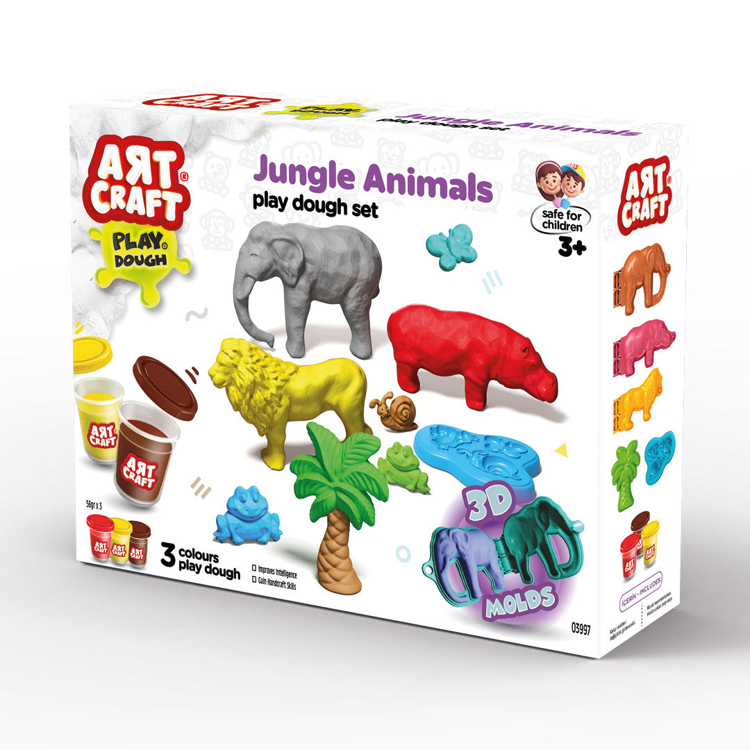 أرت كرافت صلصال حيوانات الغابة الصلصال والمعجون Art Craft