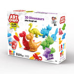 أرت كرافت صلصال ديناصورات ثلاثية الأبعاد الصلصال والمعجون Art Craft