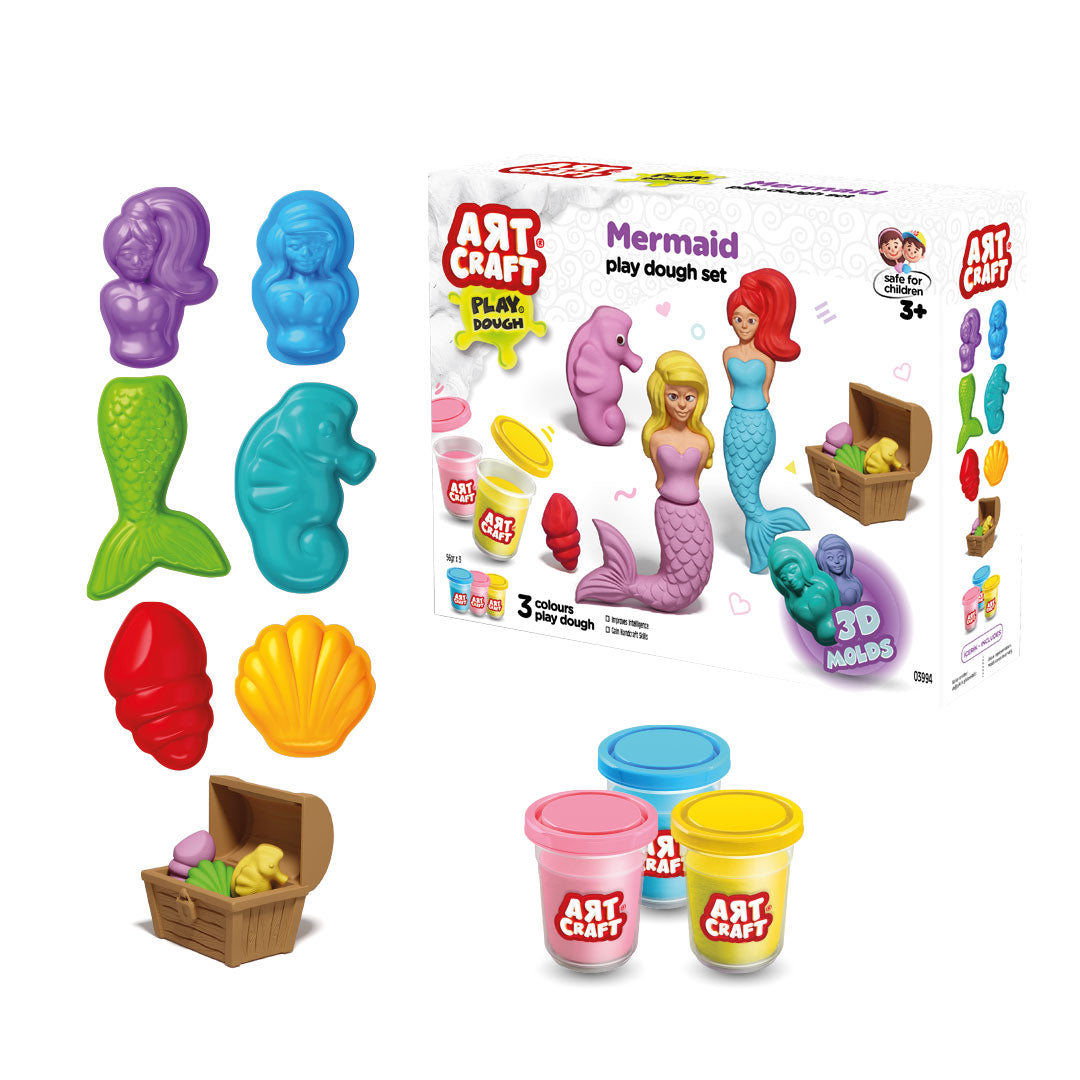 أرت كرافت صلصال حورية البحر الصلصال والمعجون Art Craft