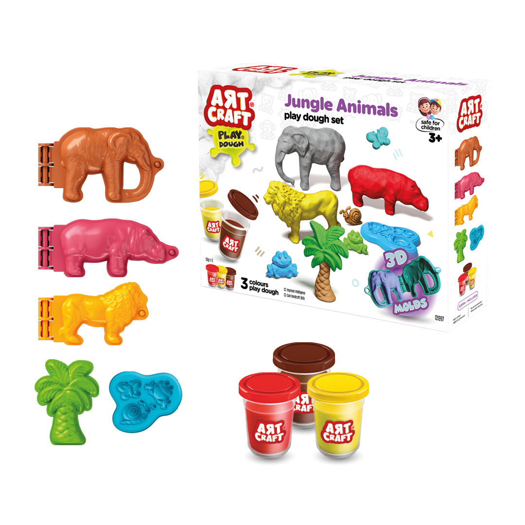 أرت كرافت صلصال حيوانات الغابة الصلصال والمعجون Art Craft