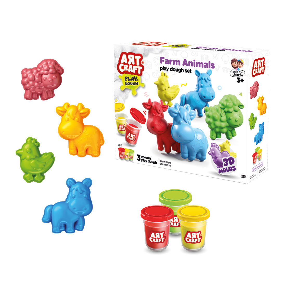 أرت كرافت صلصال حيوانات المزرعة الصلصال والمعجون Art Craft