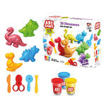 أرت كرافت صلصال ديناصورات ثلاثية الأبعاد الصلصال والمعجون Art Craft