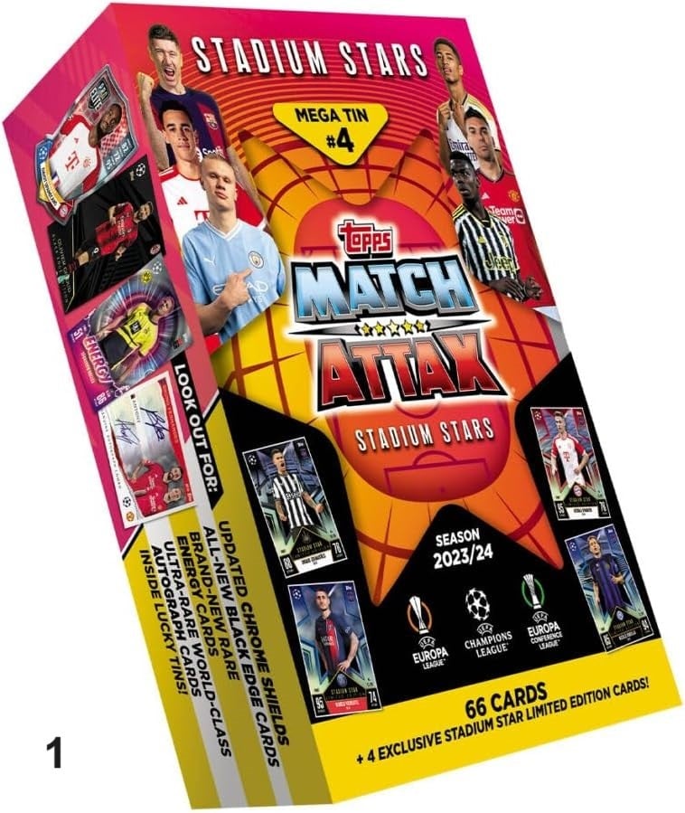 ماتش أتاكس ميجا نجوم الملاعب 2023-2024 متنوع العاب البطاقات Match Attax