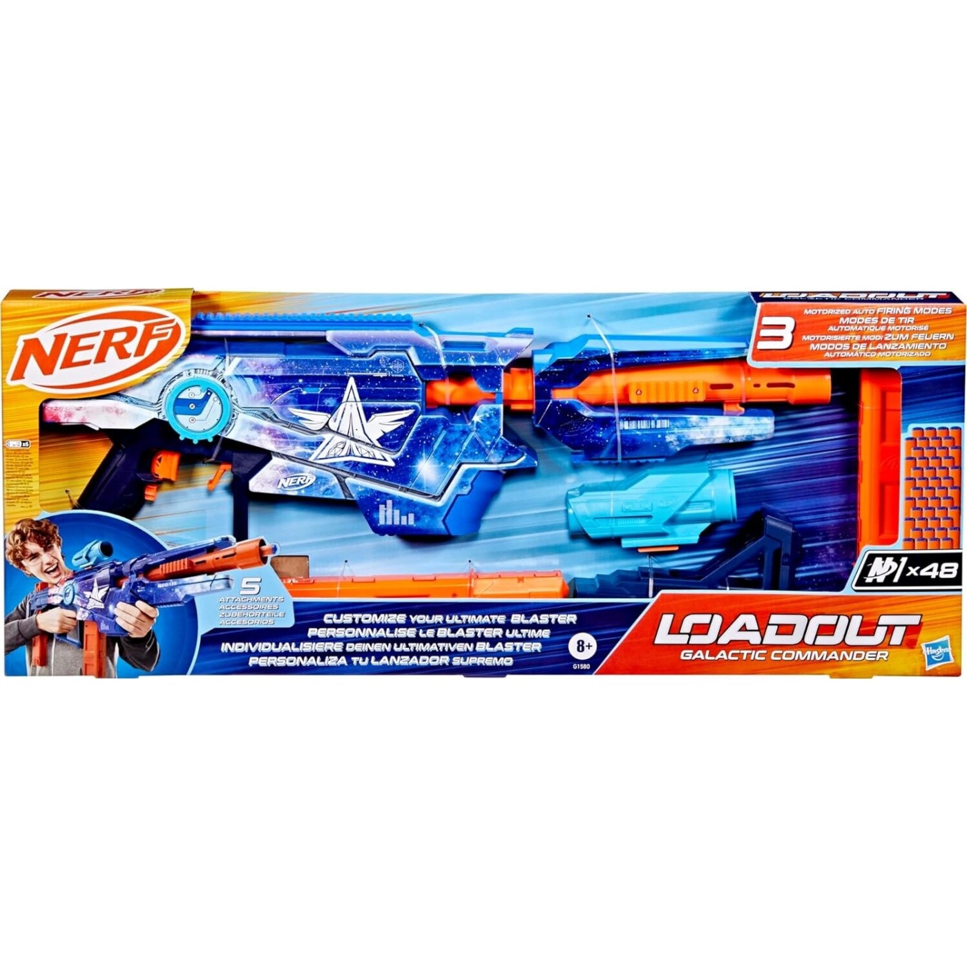 نيرف مسدس قائد المجرة الأوتوماتيكي مسدسات مطاطية Nerf