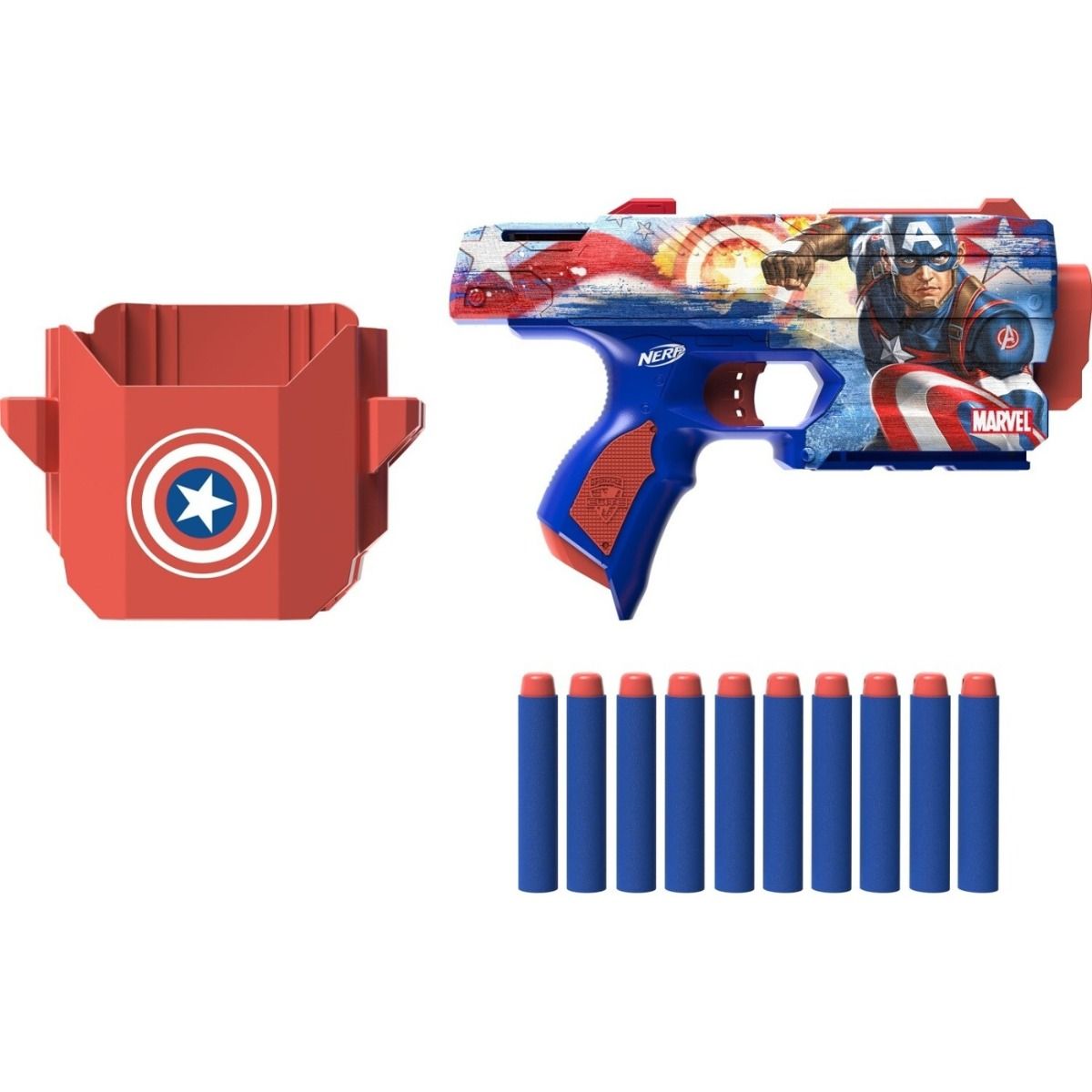 نيرف مسدس سهام كابتن أمريكا مسدسات مطاطية Nerf