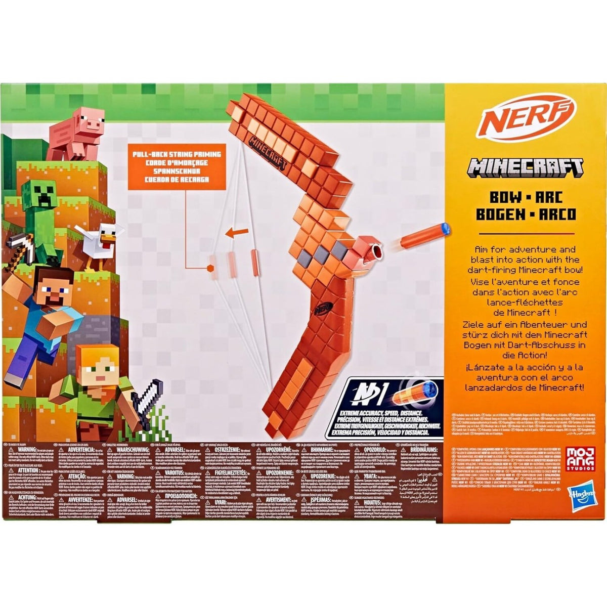 نيرف ماينكرافت مسدس على شكل قوس رماية مسدسات مطاطية Nerf