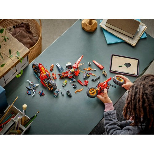 ليجو 71844 نينجاغو مركبات نينجا القتالية مكعبات التركيب LEGO