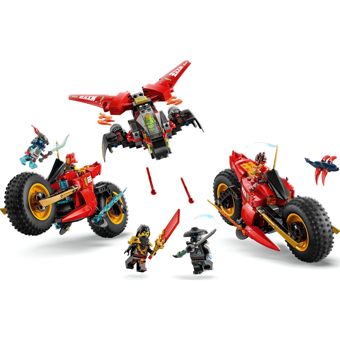 ليجو 71844 نينجاغو مركبات نينجا القتالية مكعبات التركيب LEGO