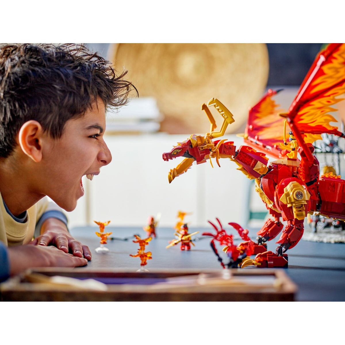 ليجو نينجاغو لعبة سورس دراجون اوف موشن مكعبات التركيب LEGO