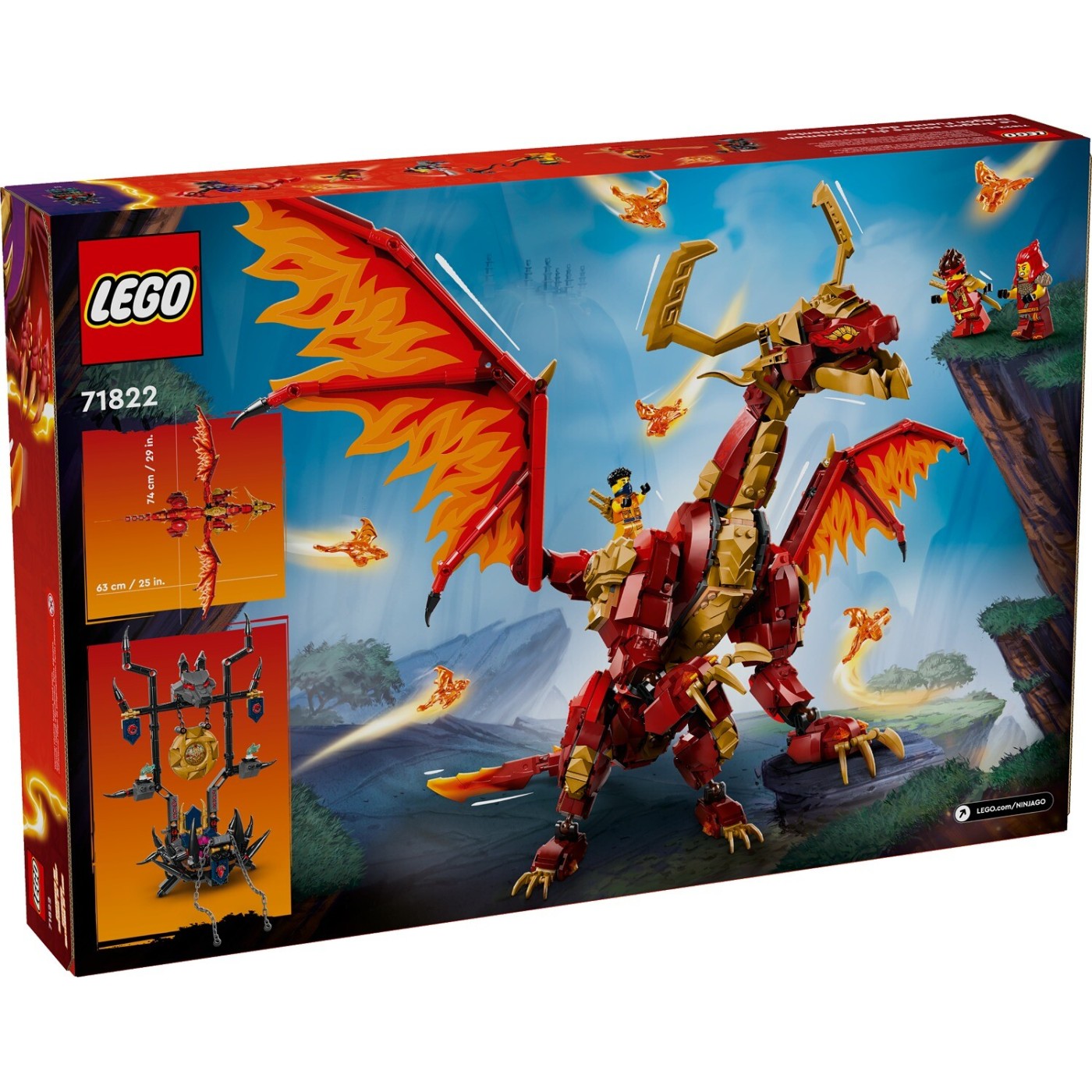 ليجو نينجاغو لعبة سورس دراجون اوف موشن مكعبات التركيب LEGO
