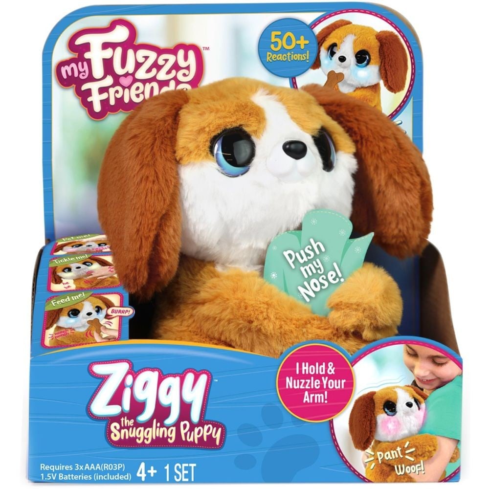 ماي فازي فريند الجرو الحاضن زيقي الالعاب القطنية MY FUZZY FRIEND