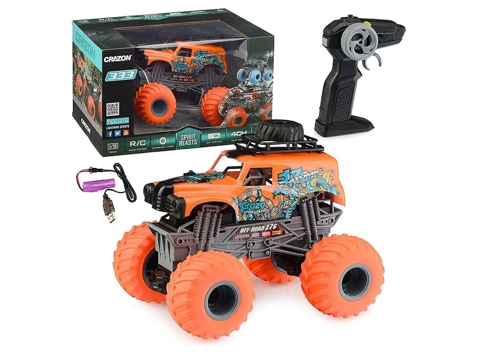 كرازون شاحنة الطرق الوعرة ريموت كنترول مركبات الأطفال Crazon