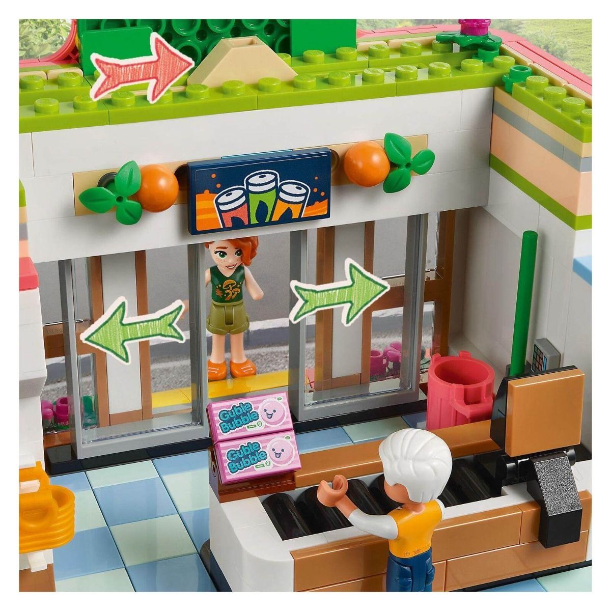 ليجو فريندز 41729 متجر المنتجات العضوية 830 قطعة مكعبات التركيب LEGO