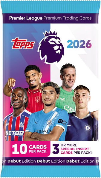 توبس 2026 الدور الإنجليزي الحزمة الكبيرة ميجا العاب البطاقات Topps