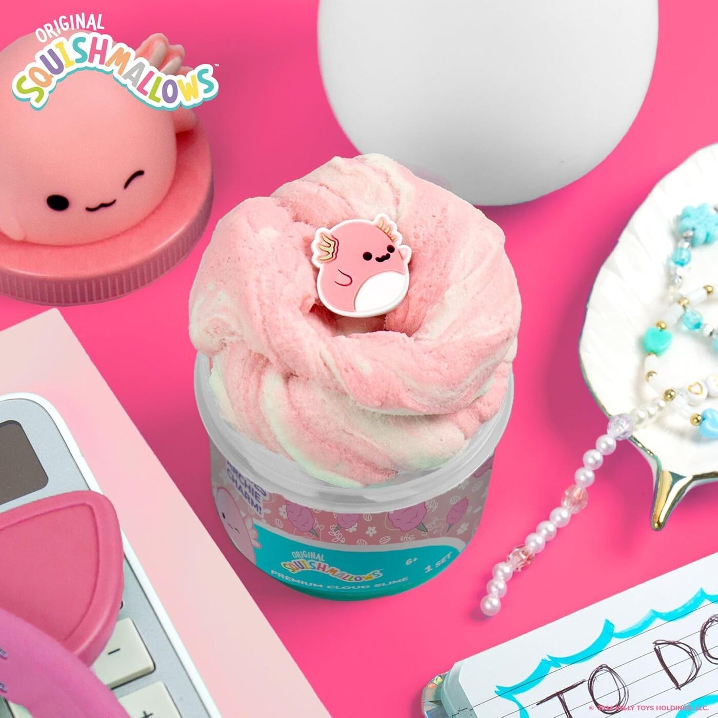 سكويشمالوز سلايم برائحة حلوى القطن سلايم Squishmallows