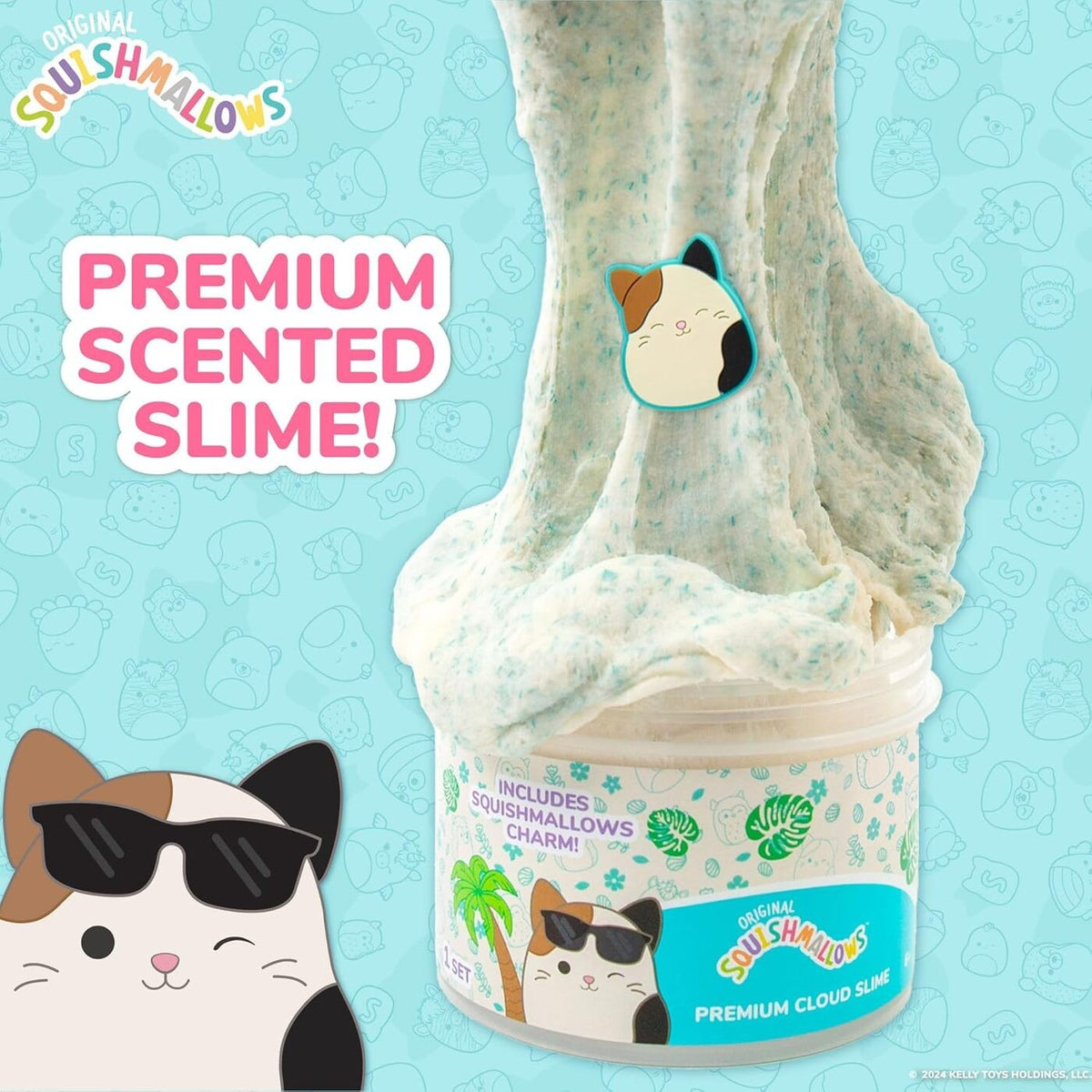 سكويشمالوز سلايم برائحة جوز الهند سلايم Squishmallows