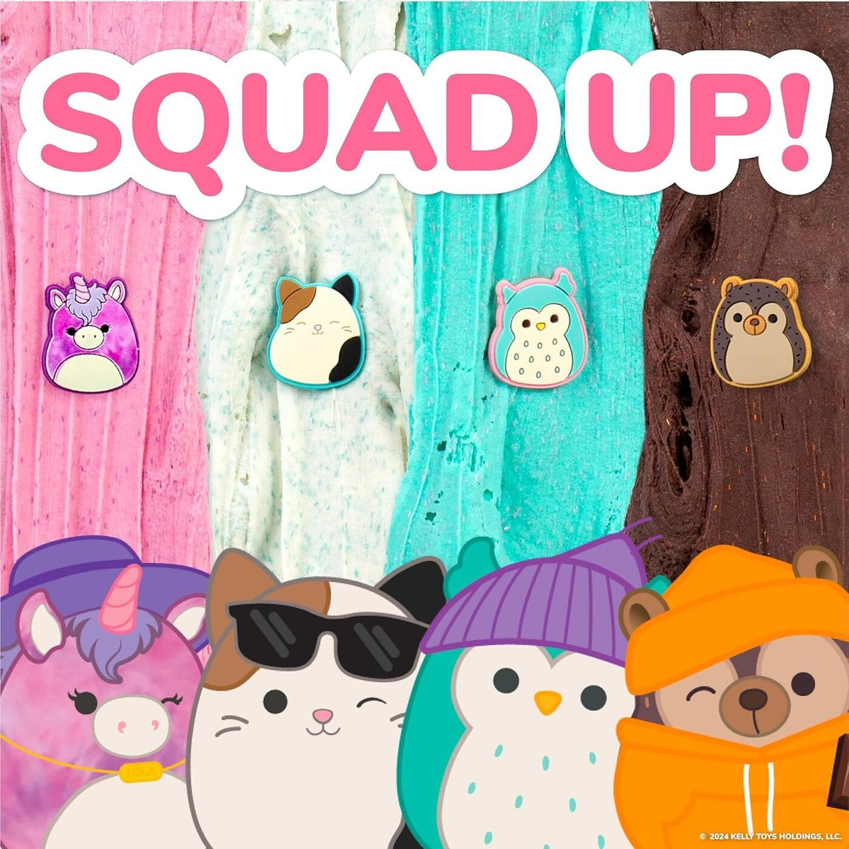 سكويشمالوز سلايم وينستون برائحة التوت الأزرق سلايم Squishmallows