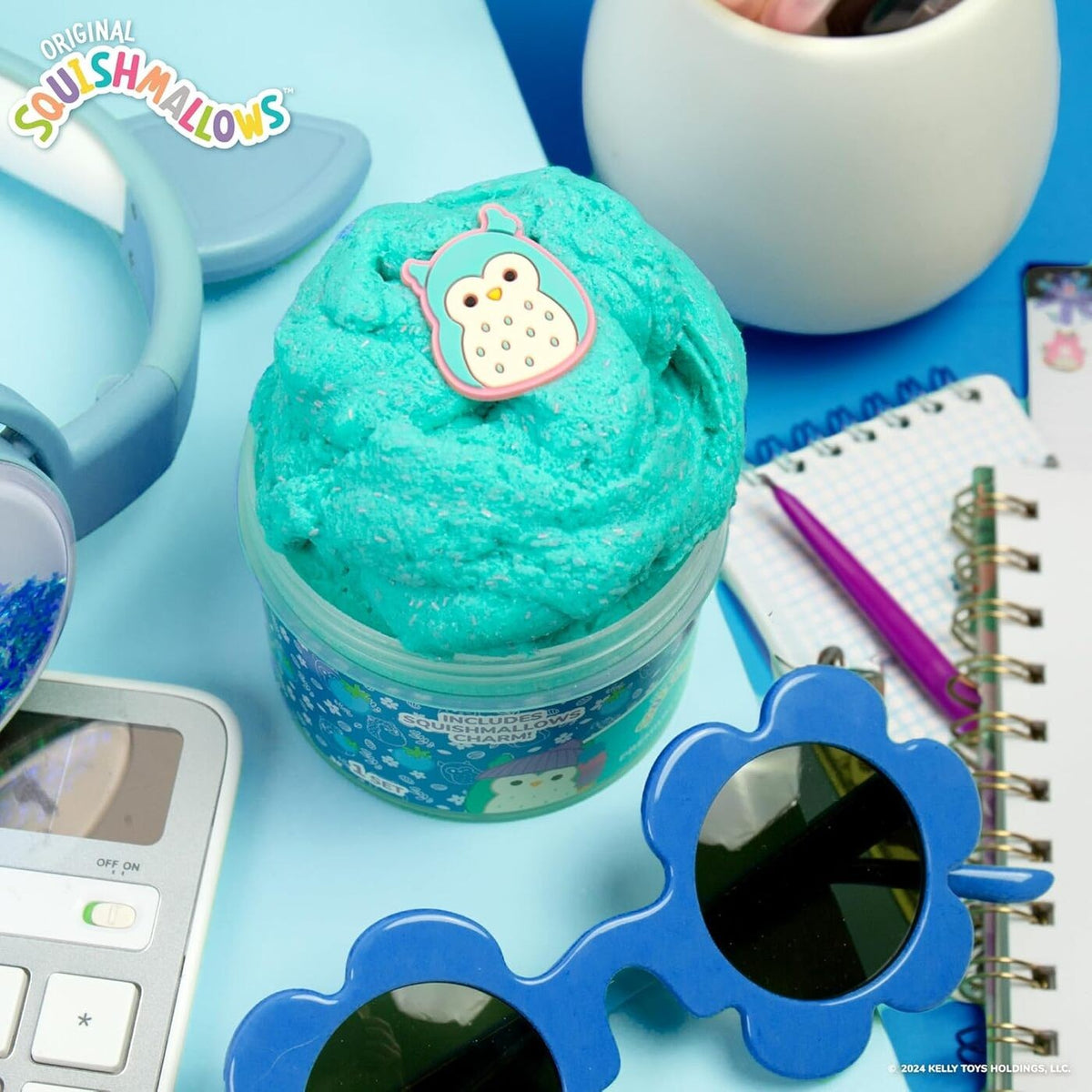 سكويشمالوز سلايم وينستون برائحة التوت الأزرق سلايم Squishmallows