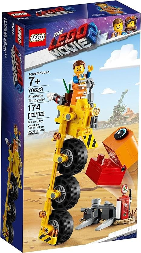 ليجو دراجة ثلاثية العجلات ايميت مكعبات التركيب LEGO