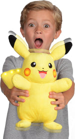 بوكيمون دمية بيكاتشو باور أكشن 25 سم مع الضوء والأصوات الالعاب القطنية Pokemon