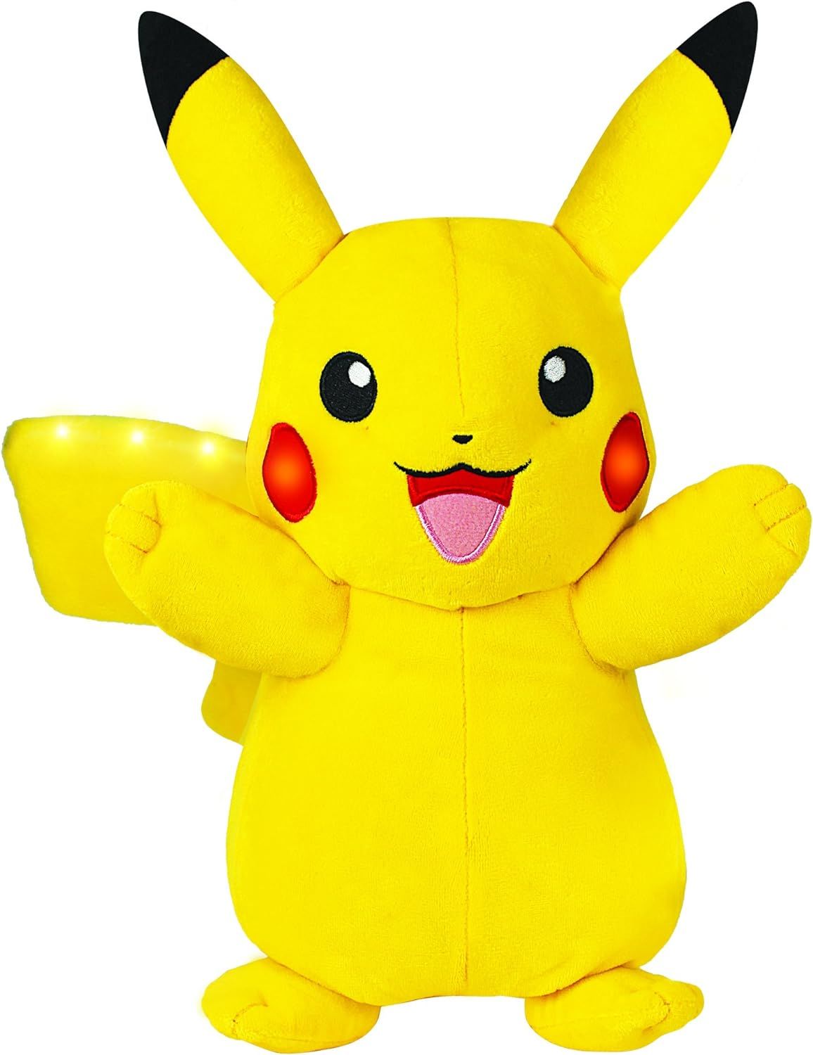 بوكيمون دمية بيكاتشو باور أكشن 25 سم مع الضوء والأصوات الالعاب القطنية Pokemon
