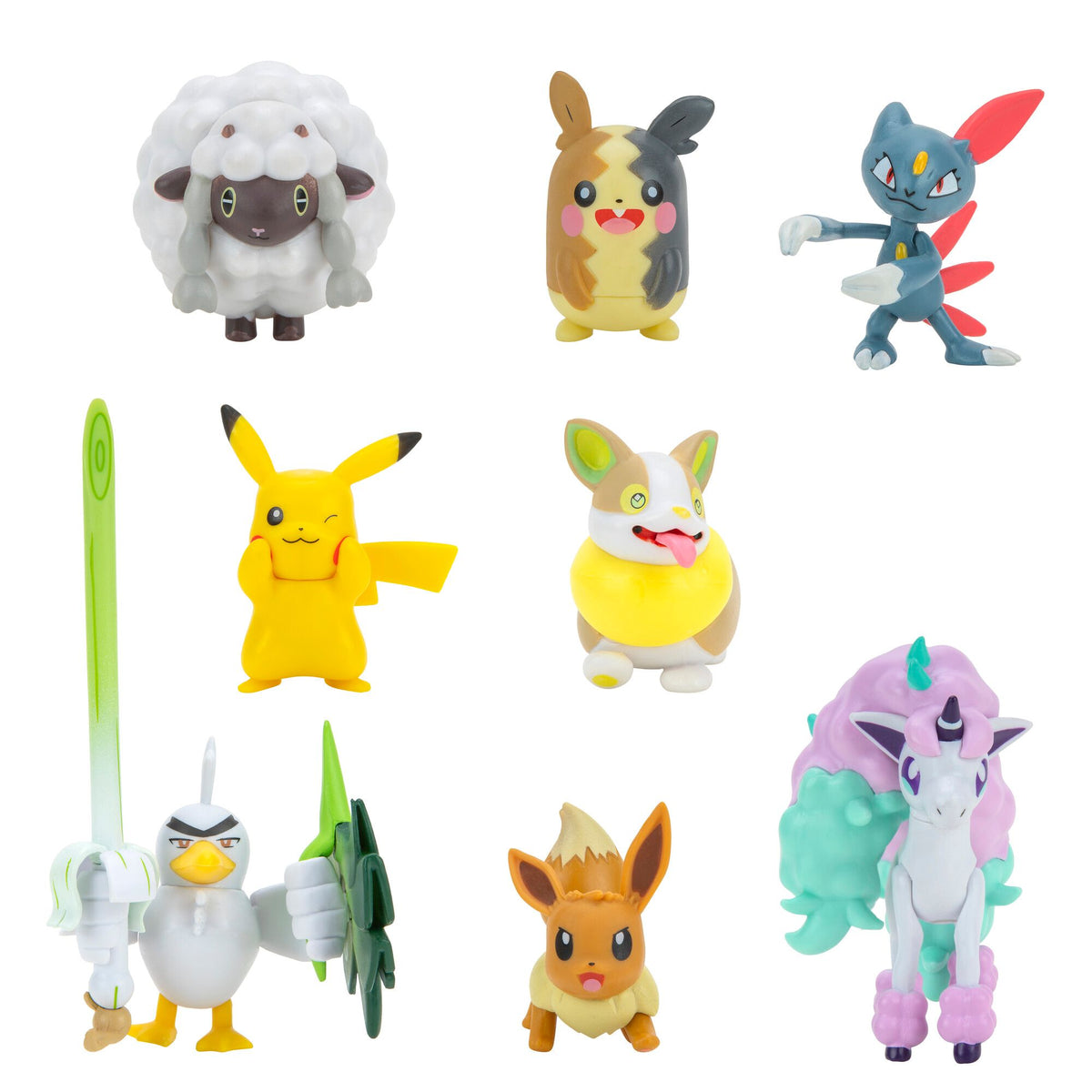 بوكيمون مجسمات معركة باتل ريدي 8 قطع اشكال متنوعة شخصيات كرتونية Pokemon