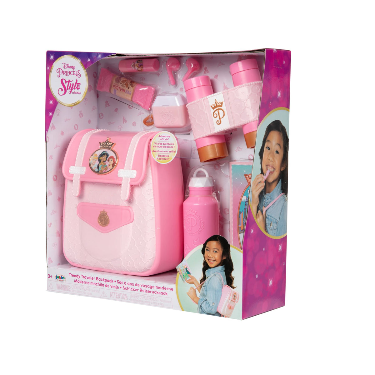 ديزني برينسس حقيبة ظهر اميرات ديزني عصرية للمسافر التسوق والوظائف Disney