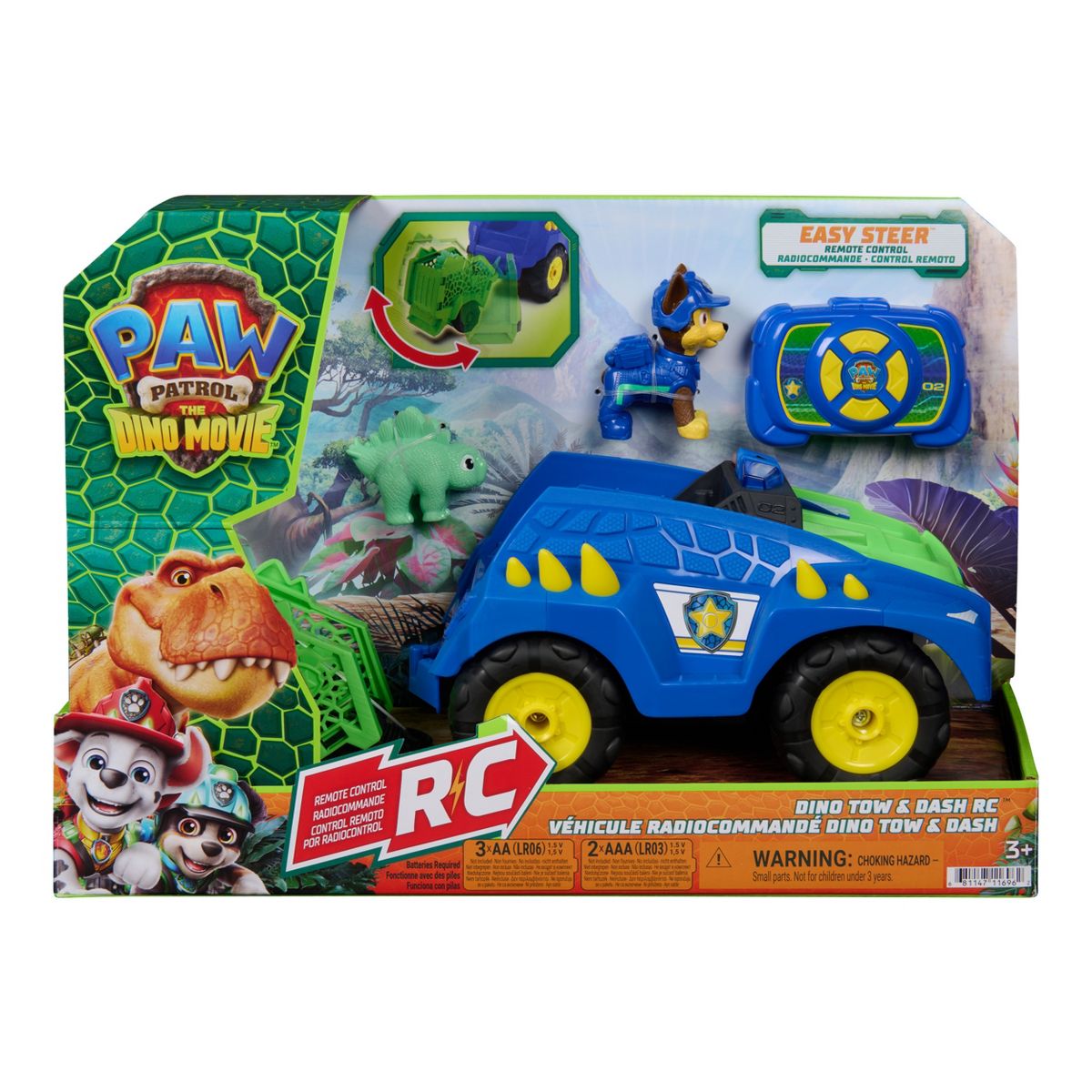 باو باترول دينو سيارة تاو آند داش بجهاز تحكم عن بعد السيارات ريموت كنترول Paw Patrol