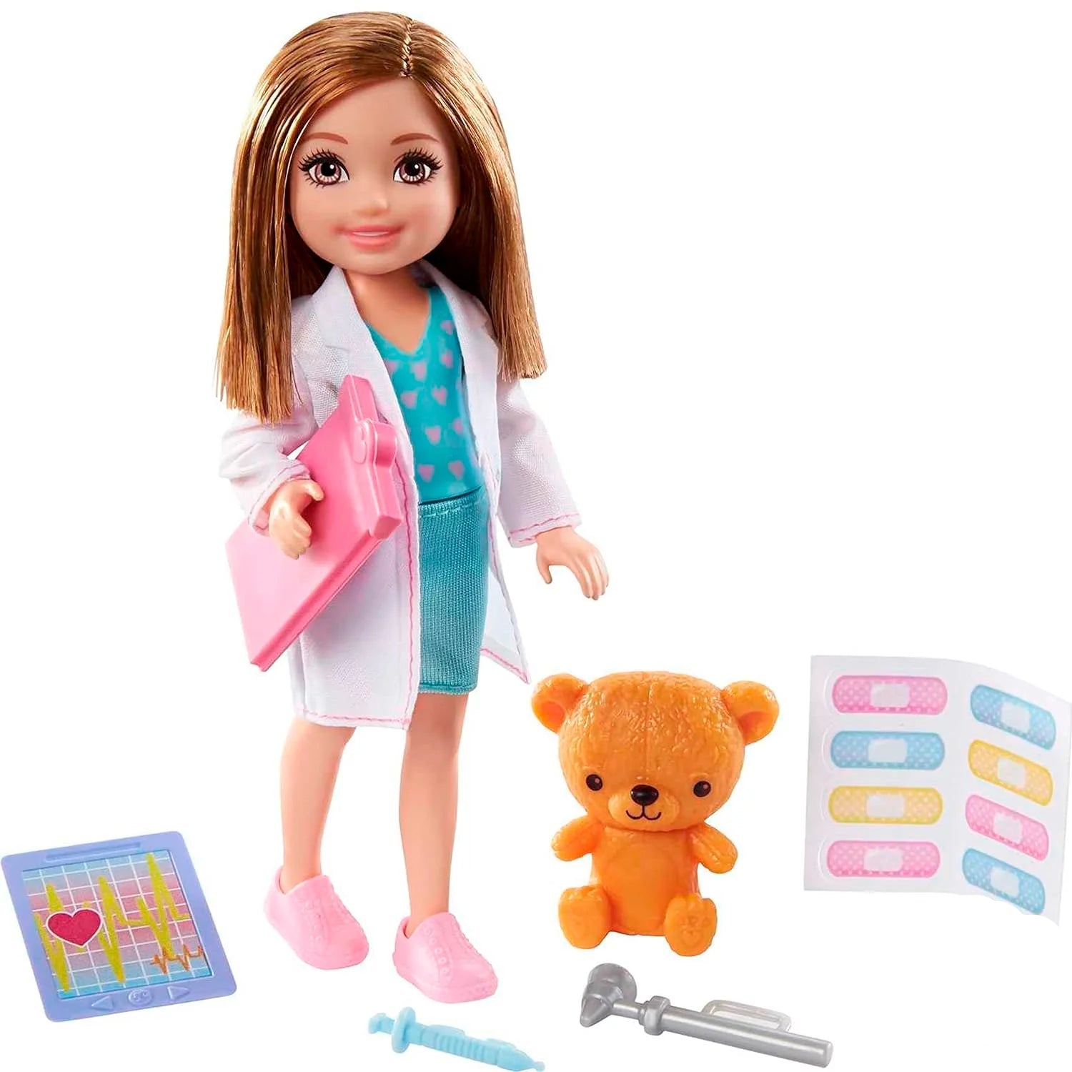 باربي دمية طبيب تشيلسي دمية مع اكسسوارات Barbie