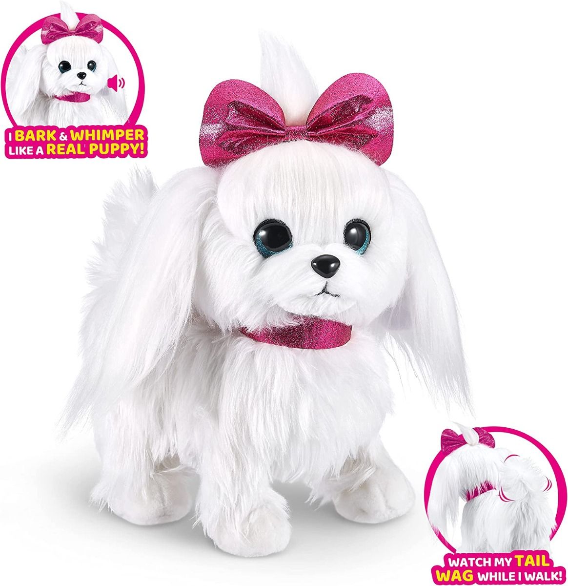 بيتس الايف لعبة الجرو الالي السائر ليل باو باو الالعاب القطنية Zuru