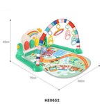 هوانجر مفرش مع العاب بيانو 2 في 1 بساط للمواليد HUANGER
