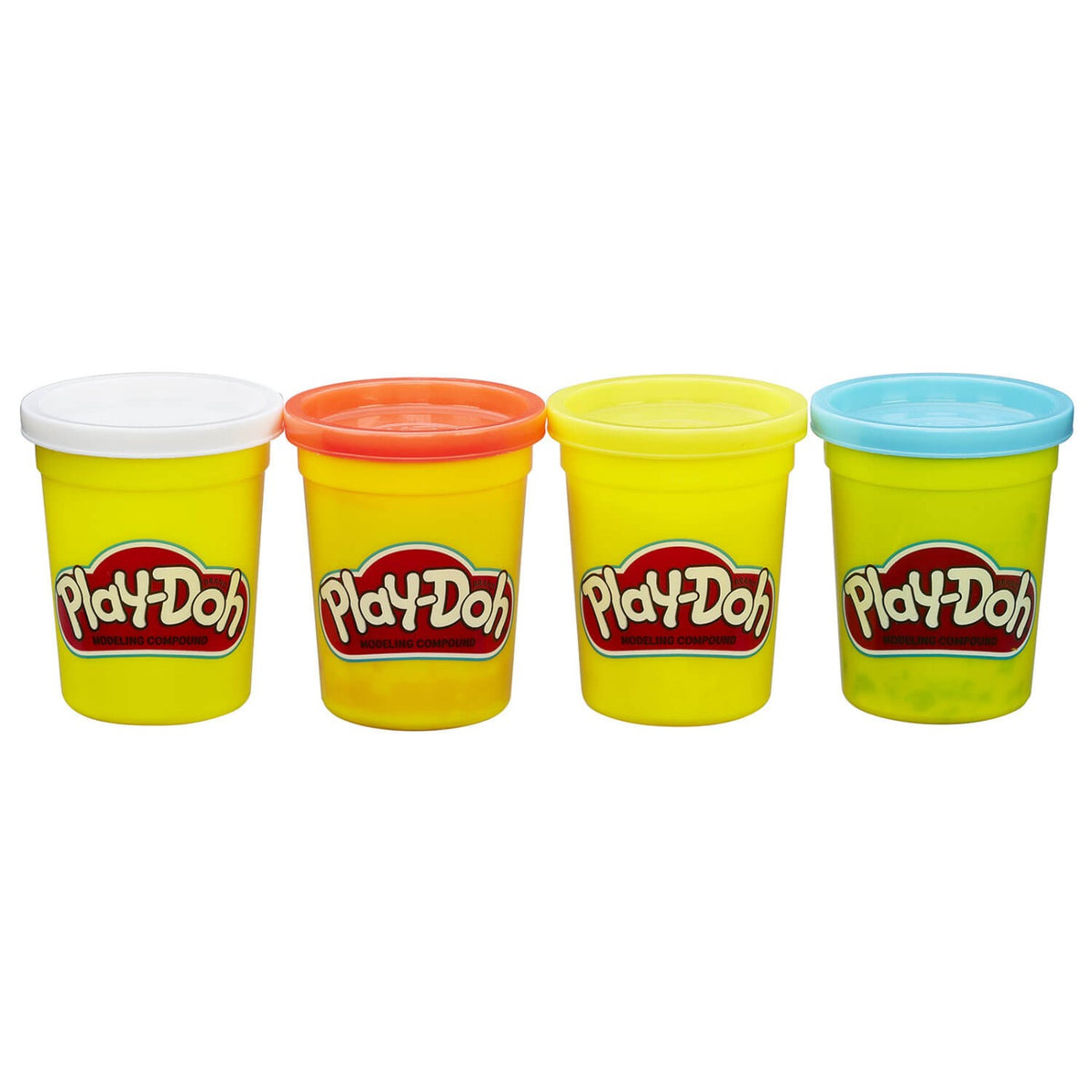 بلاي دوه صلصال ملون 4 علب الصلصال والمعجون Play-Doh