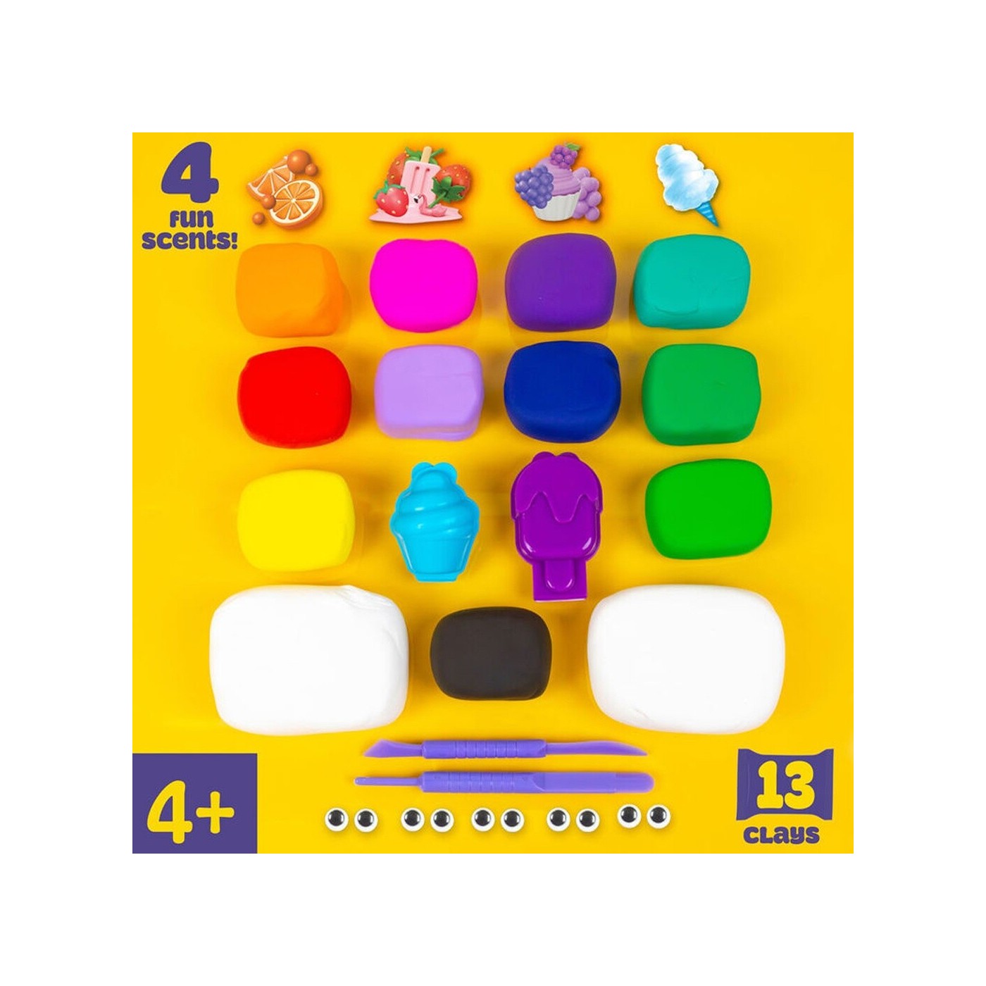 بلاي دوه صلصال سريع الجفاف متعدد الألوان الصلصال والمعجون Play-Doh