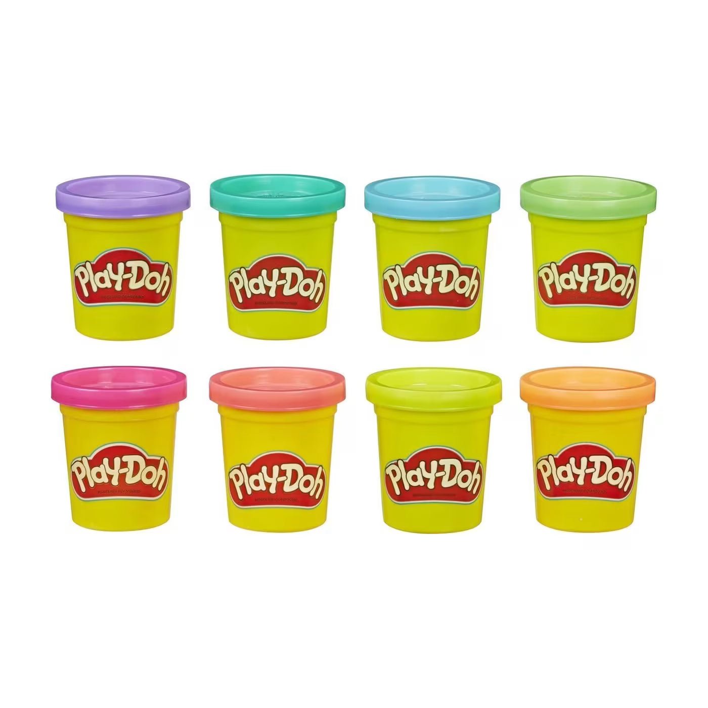 بلاي دو علب صلصال قوس قزح 8 قطع الصلصال والمعجون Play-Doh