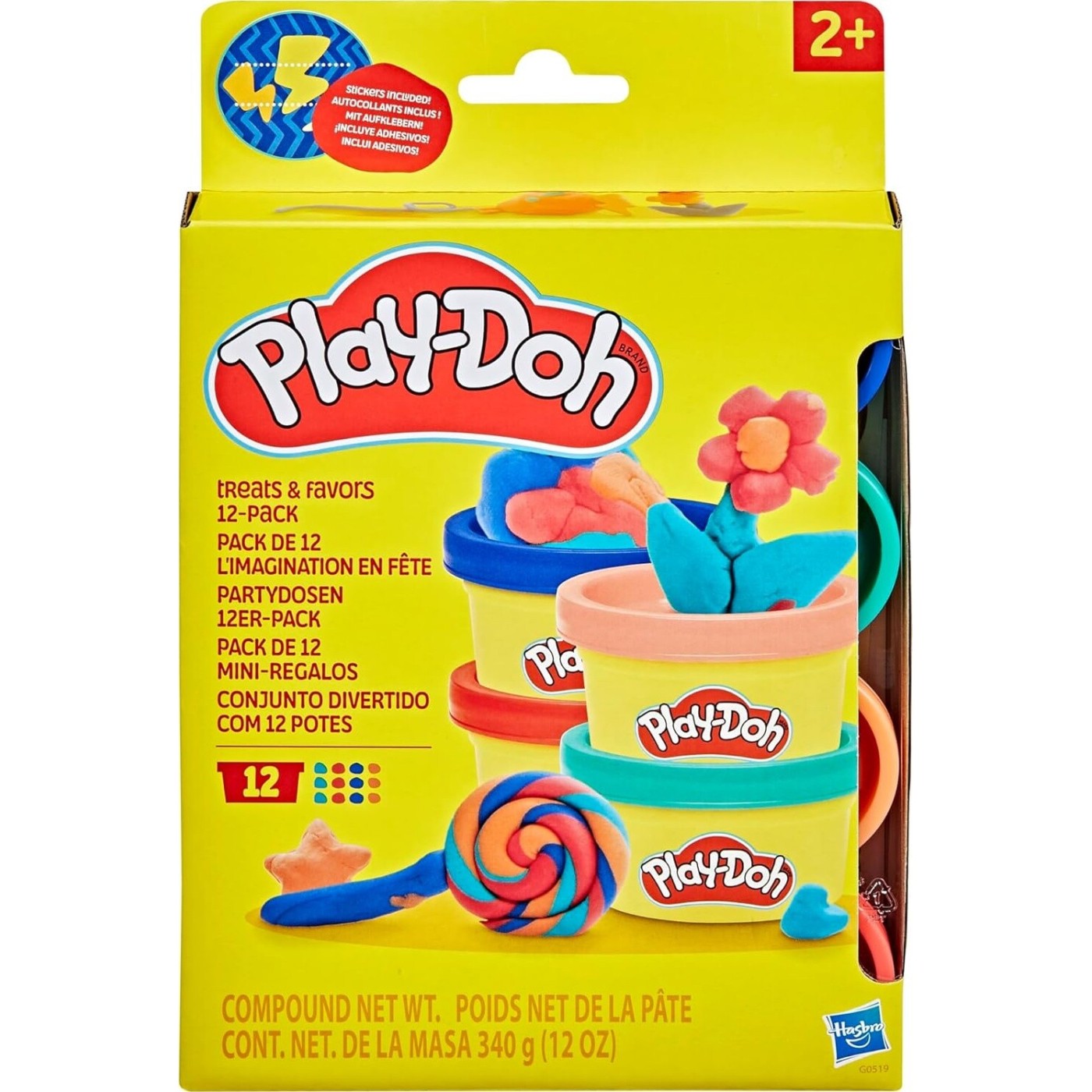 بلاي دوه صلصال علبة الحفلات 12 قطعة الصلصال والمعجون Play-Doh