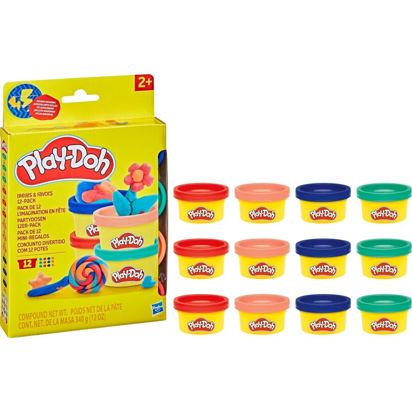 بلاي دوه صلصال علبة الحفلات 12 قطعة الصلصال والمعجون Play-Doh