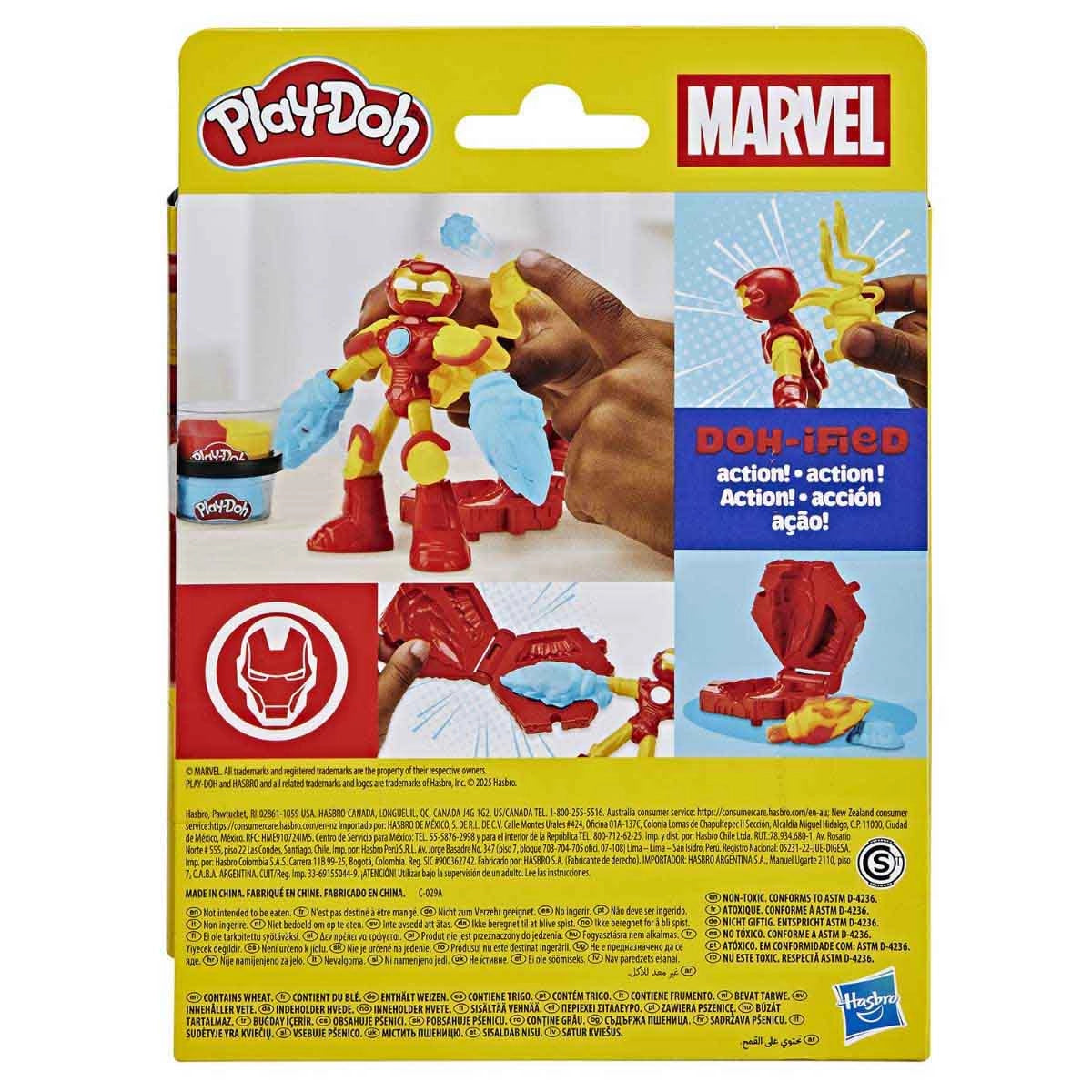 بلاي دوه صلصال قاذفة آيرون مان بلاست الصلصال والمعجون Play-Doh