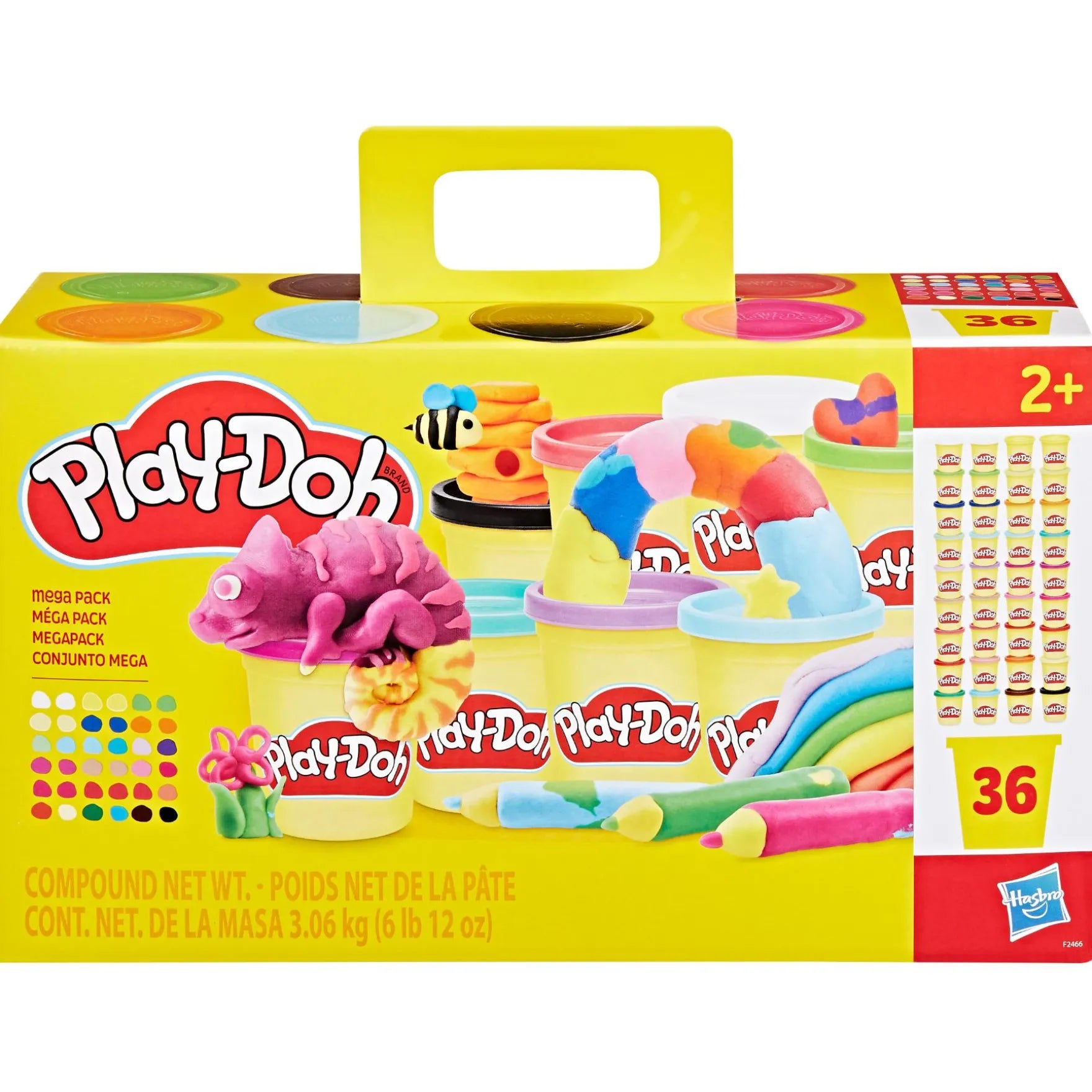 بلاي دوه مجموعة صلصال ضخمة تحتوي على 36 علبة الصلصال والمعجون Play-Doh