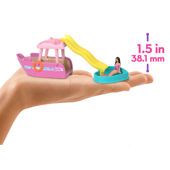 باربي قارب دريم لاند مع دمية دمية مع اكسسوارات Barbie