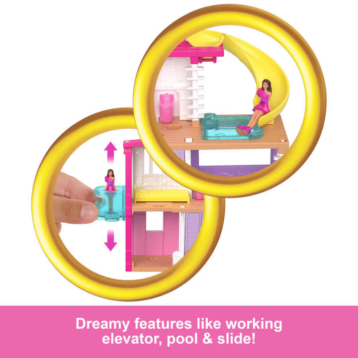 باربي ميني لاند دريم هاوس 3 دمية مع اكسسوارات Barbie