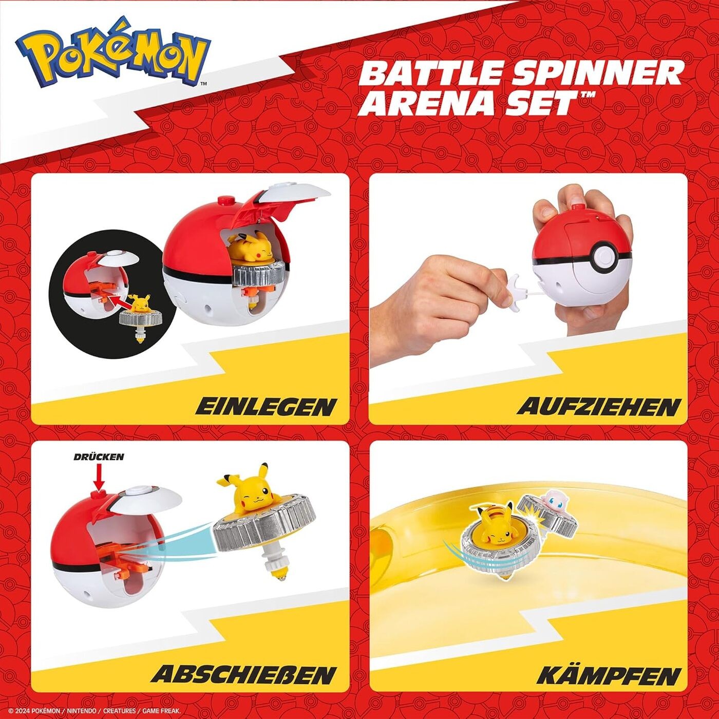 بوكيمون باتل سبينر سكويرتل شخصيات كرتونية Pokemon