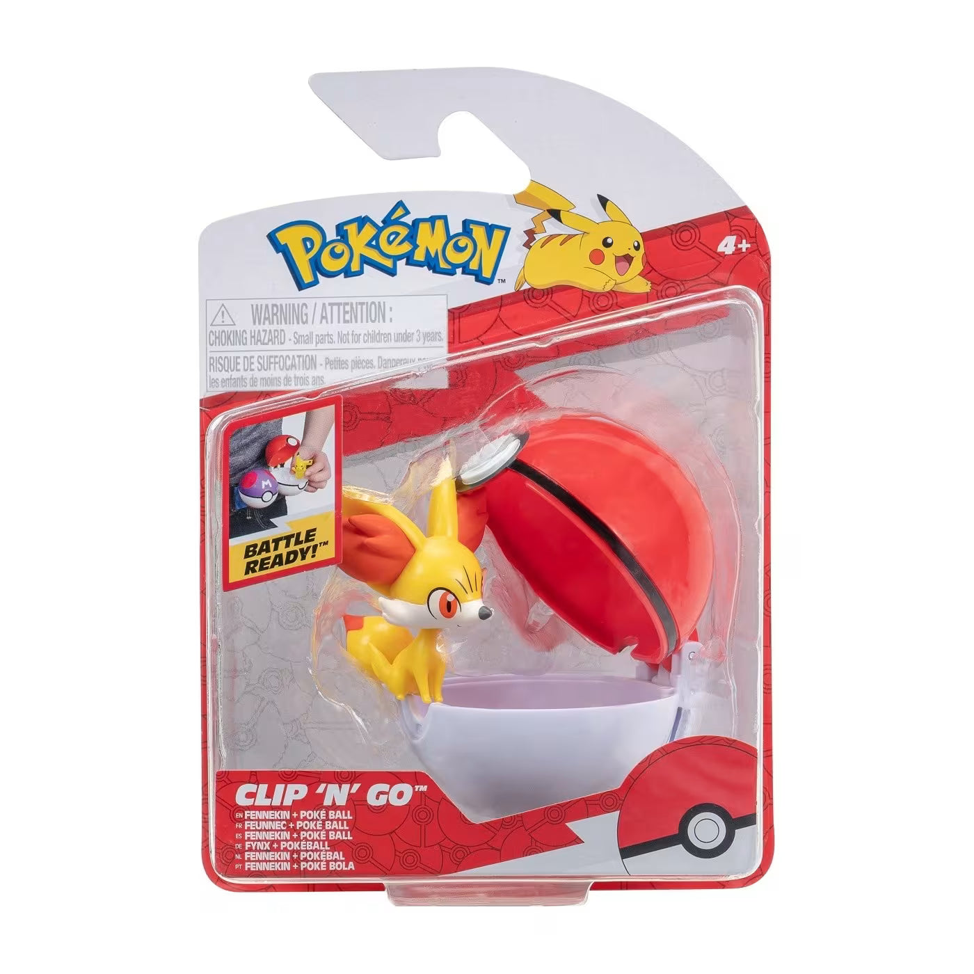 بوكيمون مجسم فينكين مع كرة بوك شخصيات كرتونية Pokemon