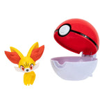 بوكيمون مجسم فينكين مع كرة بوك شخصيات كرتونية Pokemon