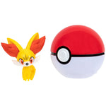 بوكيمون مجسم فينكين مع كرة بوك شخصيات كرتونية Pokemon